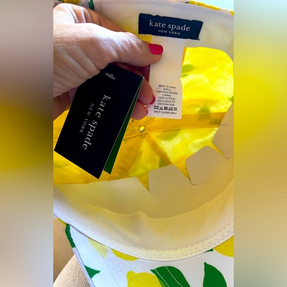 Kate Spade NEW W/tags Lemon Toss Baseball Hat main image 6